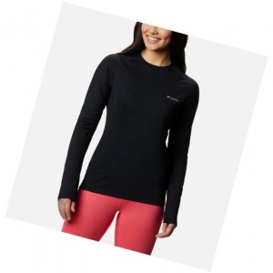 Columbia Omni-Heat 3D Knit Crew II Baselayer Sweatshirt Kadın Siyah | 05698-XHLS