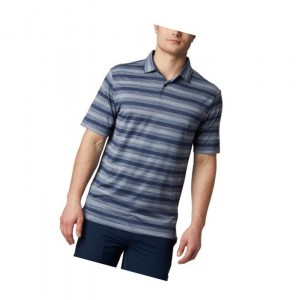 Columbia Omni-Wick Chatter Polo Gömlek Erkek Lacivert | 30561-FHYX