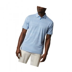 Columbia Omni-Wick Chipper Polo Gömlek Erkek Mavi | 37852-UVMA