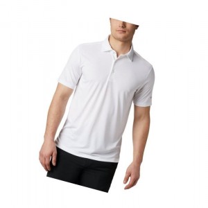 Columbia Omni-Wick Drive Polo Gömlek Erkek Beyaz | 75423-ELOW
