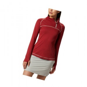 Columbia Omni-Wick New Classic Sweatshirt Kadın Kırmızı | 32480-UFGK