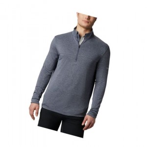 Columbia Omni-Wick Soar Sweatshirt Erkek Lacivert | 02561-WHGK