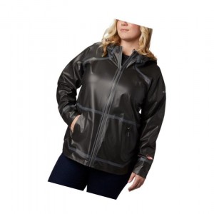 Columbia OutDry Ex Reversible II Plus Size Mont Kadın Siyah | 20694-PVWF