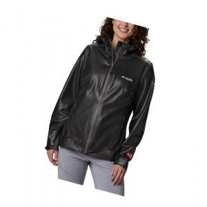 Columbia OutDry Ex Stretch Hooded Shell Mont Kadın Siyah | 20674-XRMB