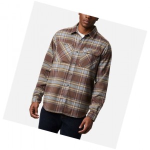 Columbia Outdoor Elements Stretch Flannel Gömlek Erkek Mavi Gri Renkli | 72041-DGKL