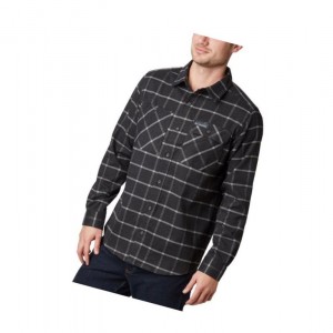 Columbia Outdoor Elements Stretch Flannel Gömlek Erkek Koyu Gri | 53091-LXHF