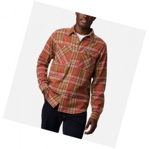 Columbia Outdoor Elements Stretch Flannel Gömlek Erkek Mavi Kırmızı Renkli | 16284-KVLD