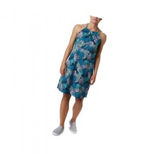 Columbia PFG Armadale II Halter Top Elbise Kadın Mavi | 65384-KGUC