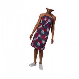 Columbia PFG Armadale II Halter Top Elbise Kadın Lacivert | 50891-MYBC