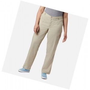 Columbia PFG Aruba Roll Up Plus Size Pantolon Kadın Haki | 87960-BDUA
