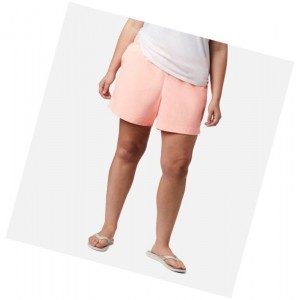 Columbia PFG Backcast Water Plus Size Şort Kadın Pembe | 03275-WVQM