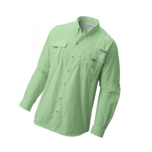 Columbia PFG Bahama II Long Sleeve Gömlek Erkek Yeşil | 52173-UZMY