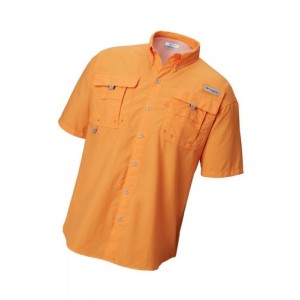 Columbia PFG Bahama II Short Sleeve Big Gömlek Erkek Turuncu | 54608-SHQW