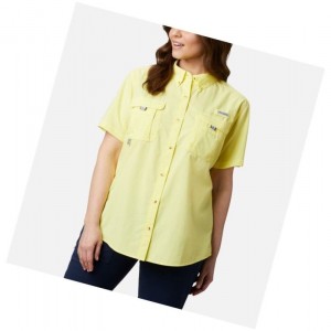 Columbia PFG Bahama Short Sleeve Plus Size Gömlek Kadın Turuncu | 97138-DGLV