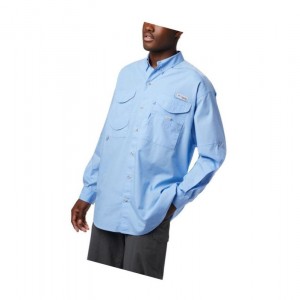 Columbia PFG Bonehead Long Sleeve Big Gömlek Erkek Beyaz | 43906-JLQI