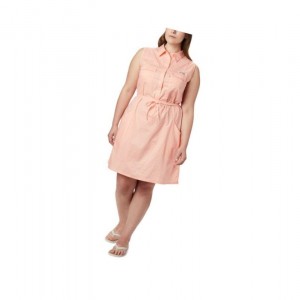Columbia PFG Bonehead Stretch Sleeveless Plus Size Elbise Kadın Pembe | 52964-VYIU