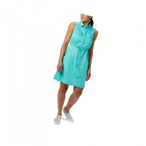 Columbia PFG Bonehead Stretch Sleeveless Elbise Kadın Mavi | 38791-JKQC