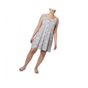 Columbia PFG Freezer III Plus Size Elbise Kadın Pembe | 64589-TSUY
