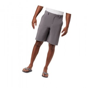 Columbia PFG Grander Marlin II Offshore Şort Erkek Gri | 65314-ITUM