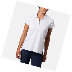 Columbia PFG Innisfree Short Sleeve Polo Gömlek Kadın Beyaz | 59726-ZCFX