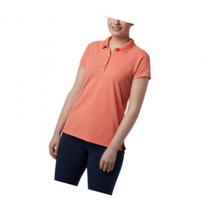 Columbia PFG Innisfree Short Sleeve Polo Gömlek Kadın Turuncu | 39157-QUZV