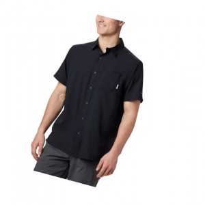 Columbia PFG Slack Tide Camp Tall Gömlek Erkek Siyah | 68529-VFEL