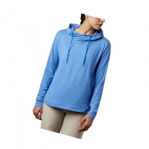 Columbia PFG Slack Water Knit Kapşonlu Kadın Mavi | 02178-SBRV