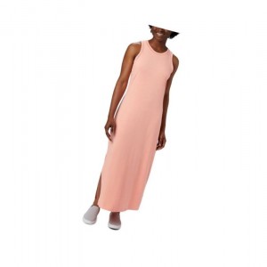 Columbia PFG Slack Water Knit Maxi Elbise Kadın Pembe | 76210-HWYM
