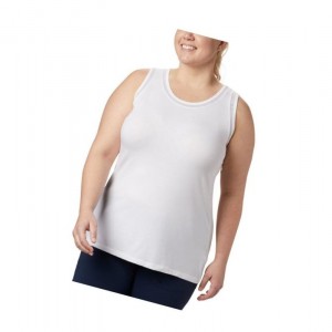 Columbia PFG Slack Water Knit Plus Size Atlet Kadın Beyaz | 63901-THVN