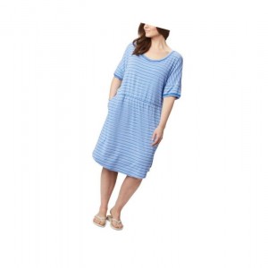 Columbia PFG Slack Water Knit Plus Size Elbise Kadın Mavi | 50912-EJWB