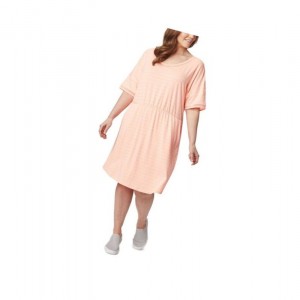 Columbia PFG Slack Water Knit Plus Size Elbise Kadın Pembe | 19702-YMZI