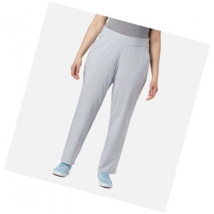 Columbia PFG Slack Water Woven Plus Size Pantolon Kadın Gri | 05693-BFML
