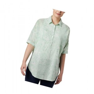 Columbia PFG Sun Drifter 3/4 Sleeve Tunic Gömlek Kadın Nane | 16805-IYWQ