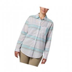 Columbia PFG Sun Drifter II Long Sleeve Gömlek Kadın Renkli | 30871-QYUM
