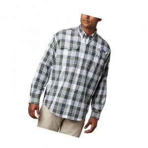 Columbia PFG Super Bahama Long Sleeve Gömlek Erkek Siyah Renkli | 79638-TLQF