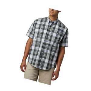 Columbia PFG Super Bahama Short Sleeve Gömlek Erkek Siyah Renkli | 46159-QTLY