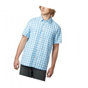 Columbia PFG Super Slack Tide Camp Gömlek Erkek Mavi | 28109-DVXY