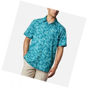 Columbia PFG Super Slack Tide Camp Gömlek Erkek Mavi | 16409-EYKR