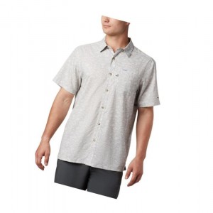 Columbia PFG Super Slack Tide Camp Gömlek Erkek Gri | 10529-ITGQ