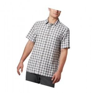 Columbia PFG Super Slack Tide Camp Tall Gömlek Erkek Gri | 26938-NQUM