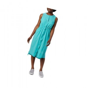 Columbia PFG Tamiami Elbise Kadın Mavi | 27865-VFKX