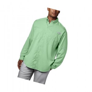 Columbia PFG Tamiami II Long Sleeve Gömlek Erkek Yeşil | 31208-MNVB
