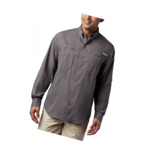 Columbia PFG Tamiami II Long Sleeve Gömlek Erkek Gri | 25394-DFLT
