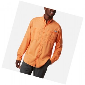 Columbia PFG Tamiami II Long Sleeve Gömlek Erkek Turuncu | 23476-BLMH