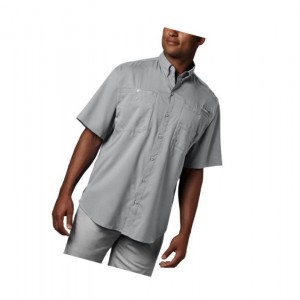 Columbia PFG Tamiami II Short Sleeve Big Gömlek Erkek Gri | 56824-BOVQ