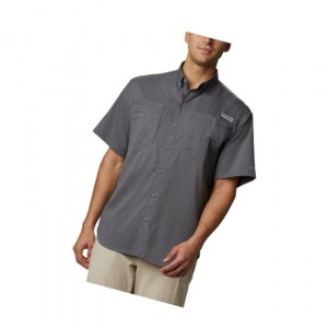 Columbia PFG Tamiami II Short Sleeve Gömlek Erkek Gri | 21804-BVKR