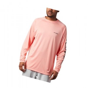 Columbia PFG Terminal Tackle Long Sleeve Sweatshirt Erkek Siyah | 75308-PNSM