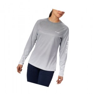 Columbia PFG Tidal Deflector Long Sleeve Sweatshirt Kadın Siyah | 93160-YSPO