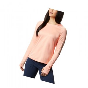 Columbia PFG Tidal Heather Kapşonlu Kadın Pembe | 04253-VZET