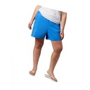 Columbia PFG Tidal II Plus Size Şort Kadın Mavi | 56821-OIVH